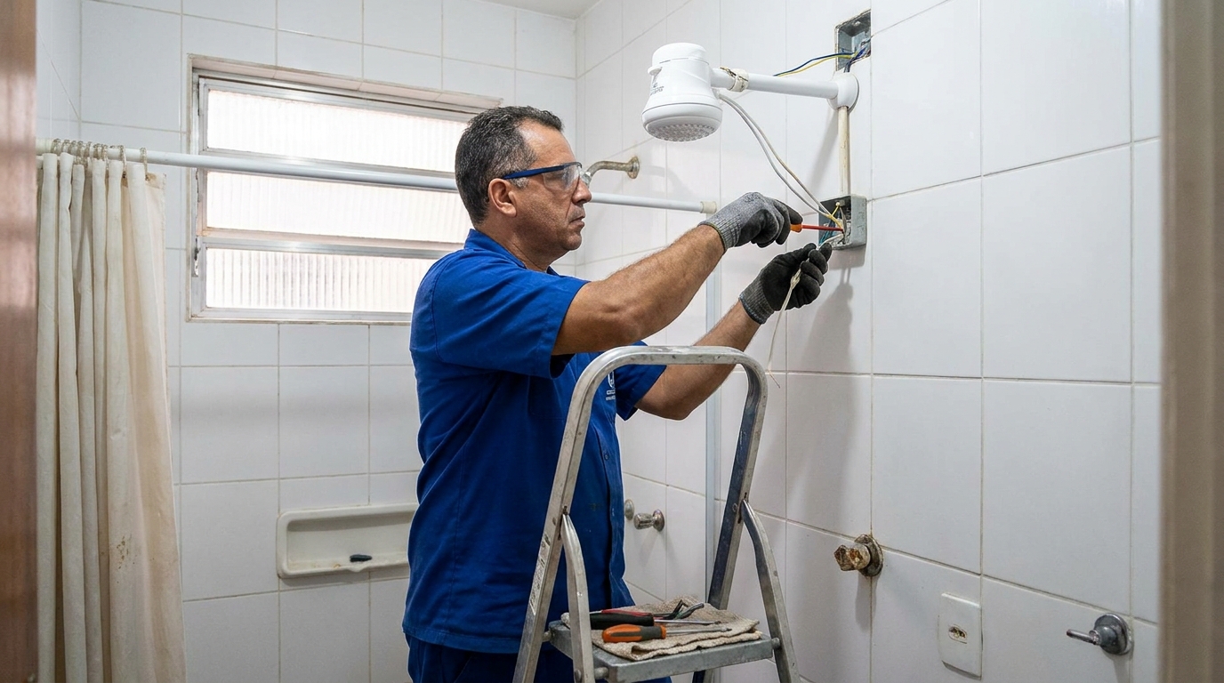 Instalacao de chuveiro eletrico em Porto Velho‑RO