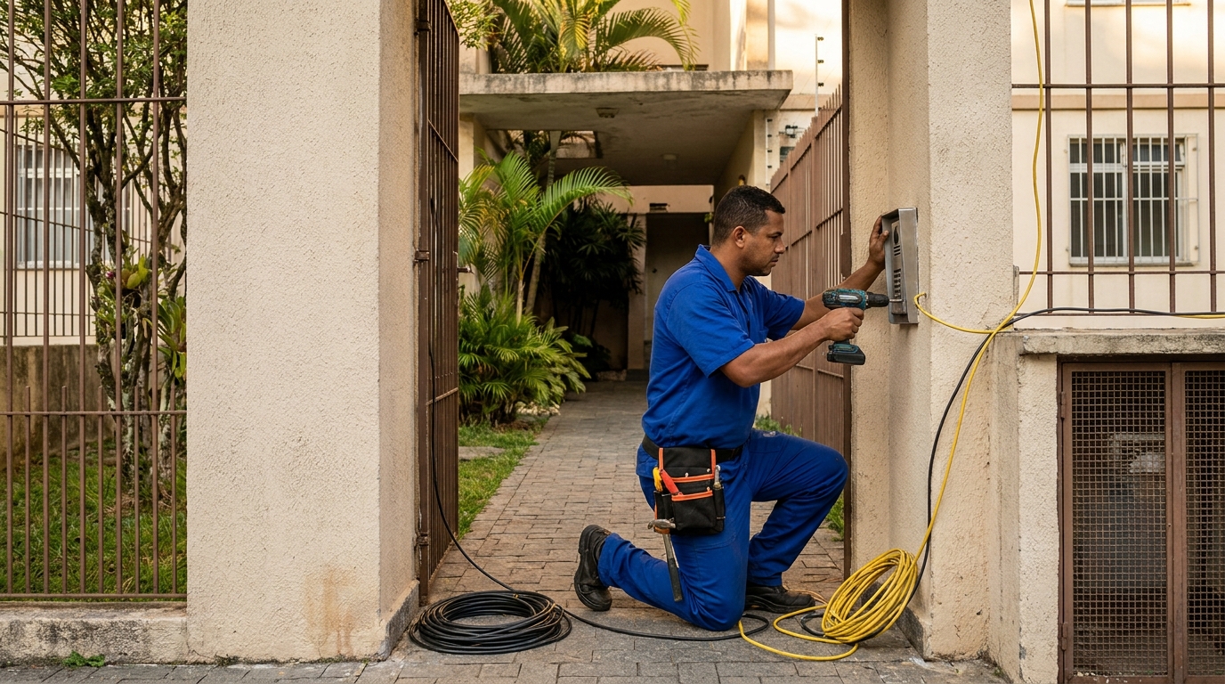 Instalacao de interfone profissional em Porto Velho‑RO
