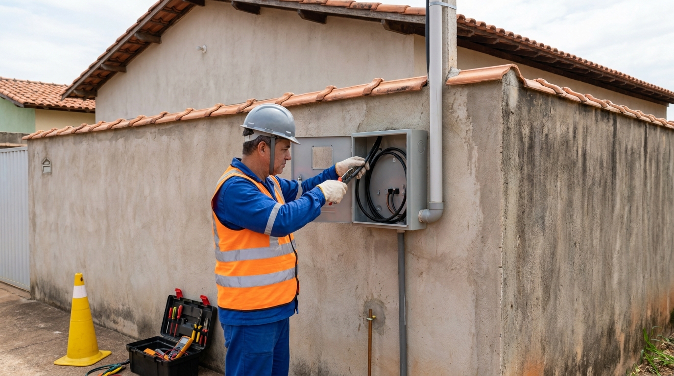 Instalacao de padrao de energia profissional em Porto Velho‑RO